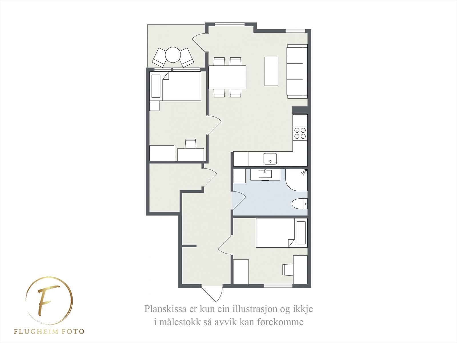 Planteikning 2D Galleribilde