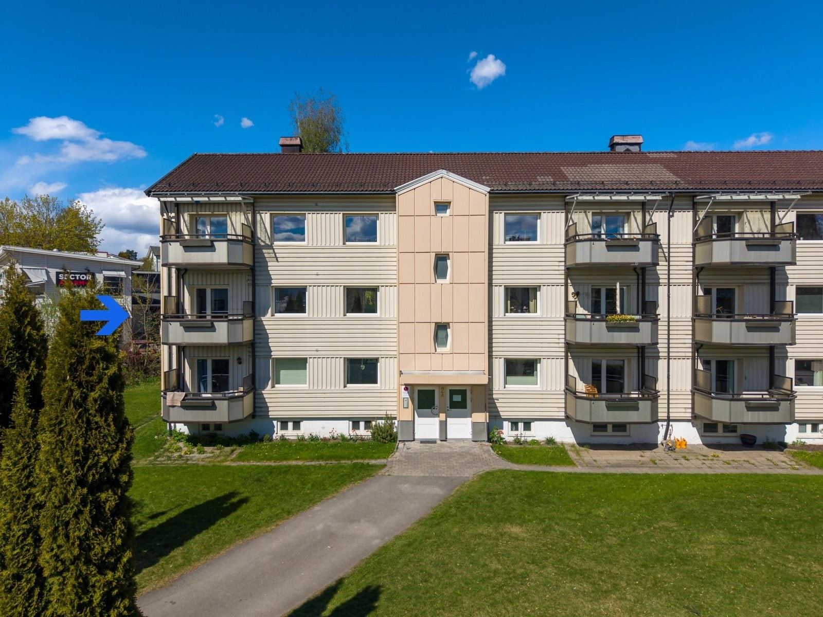 Dronefoto Galleribilde