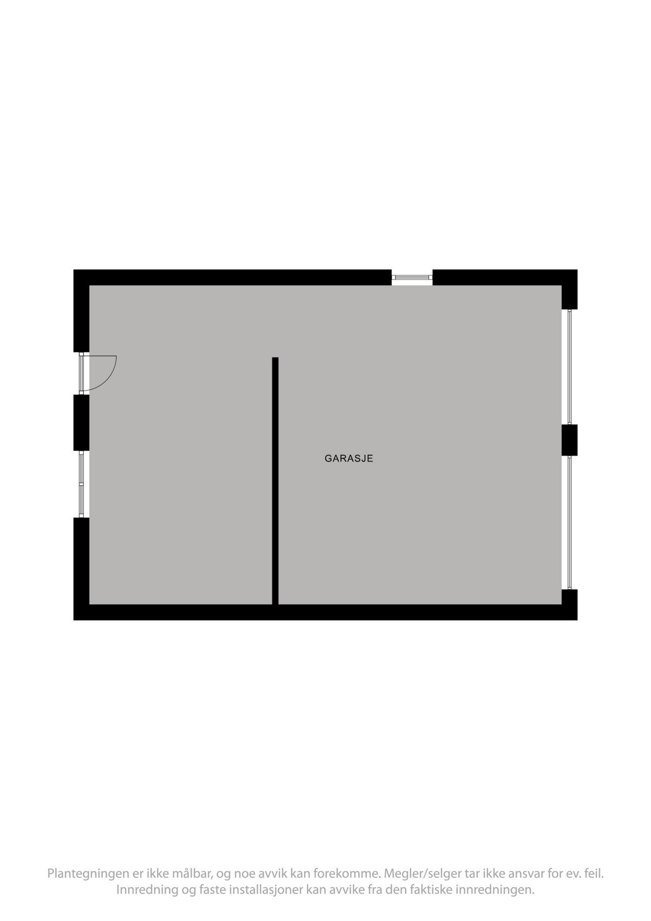Plantegning Galleribilde