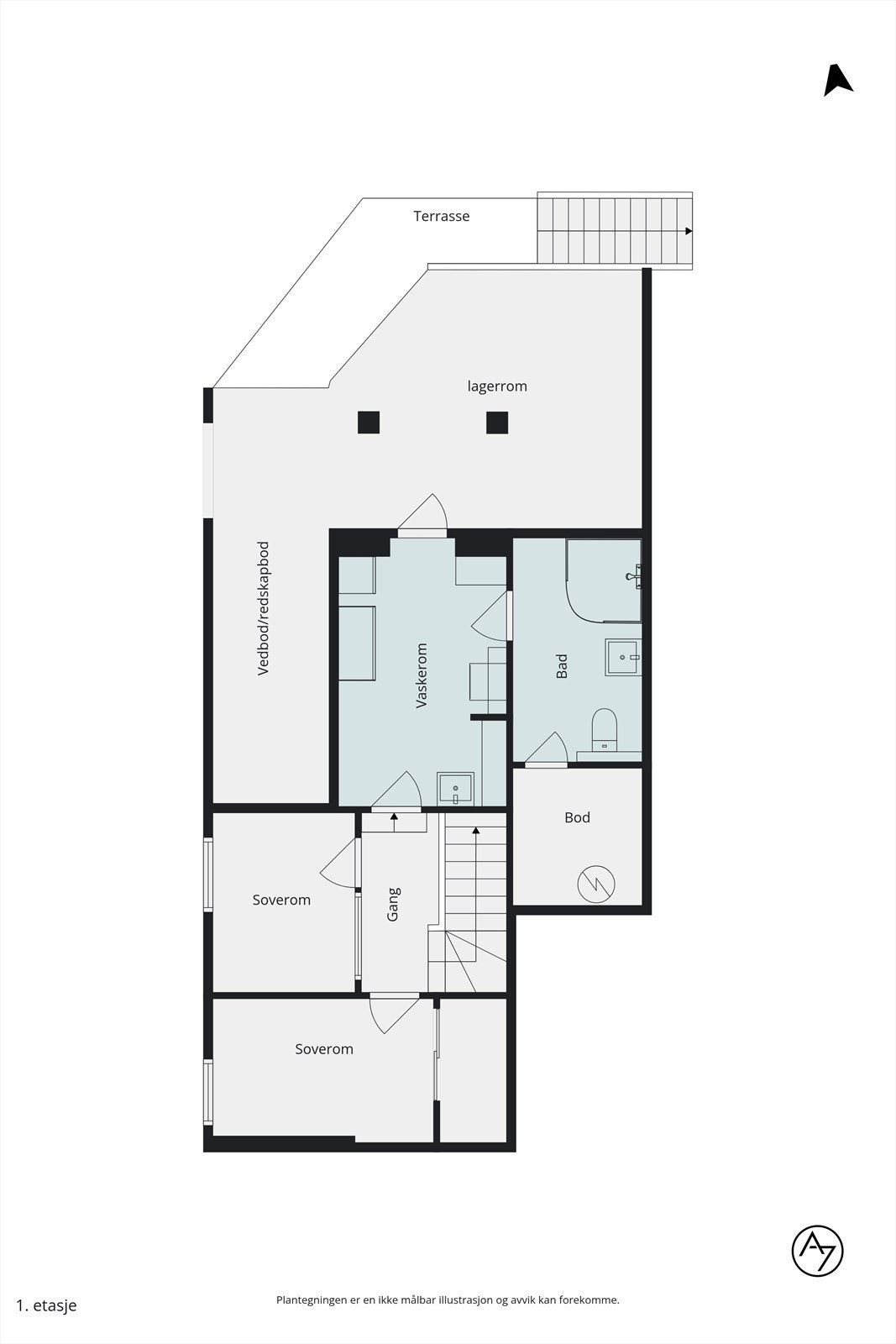 Plantegning Galleribilde