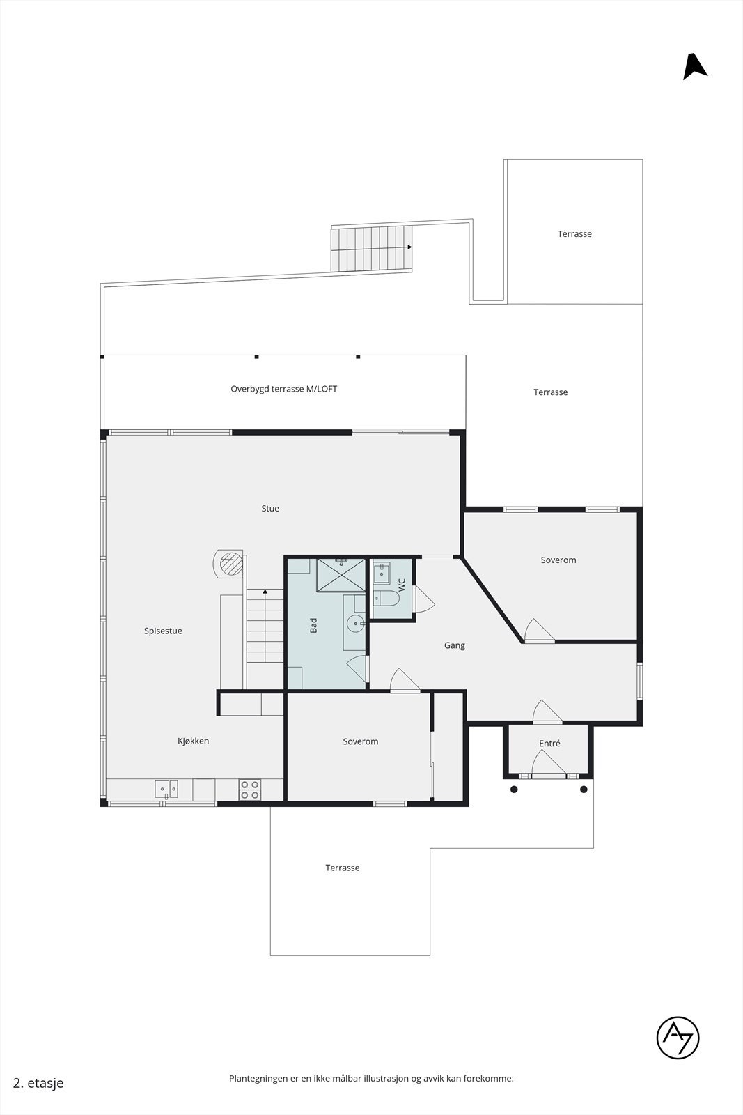 Plantegning Galleribilde