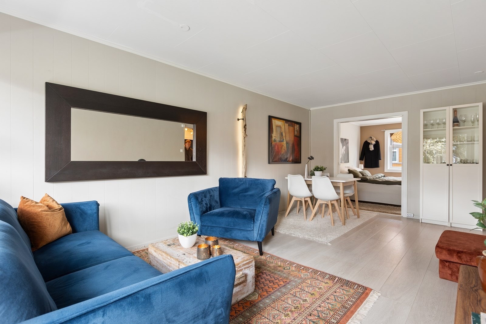 Stuen er lett å møblere og gir mange innredningsmuligheter. Galleribilde