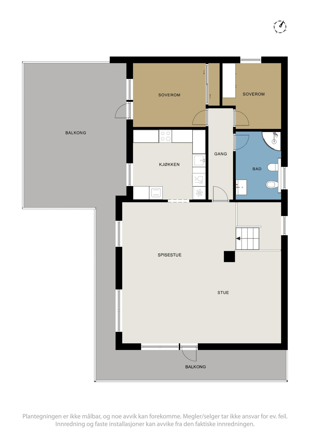 Plantegning 2 etasje Galleribilde