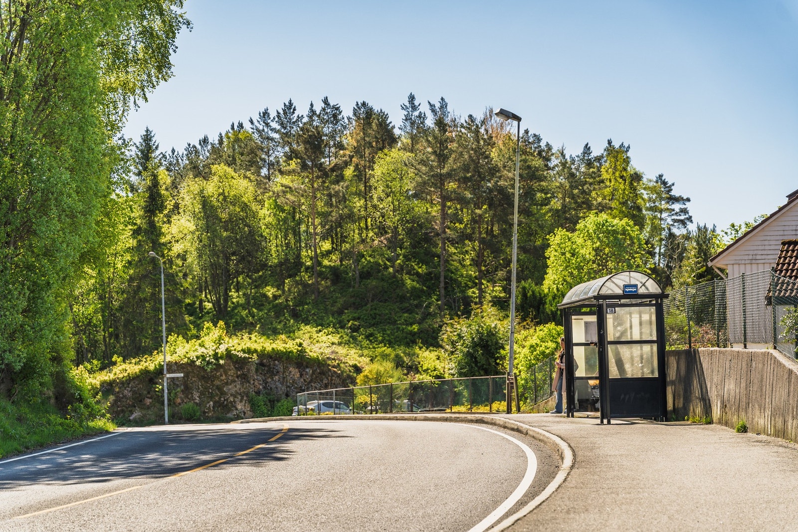 Det er kun 100 meter til busstopp. Galleribilde