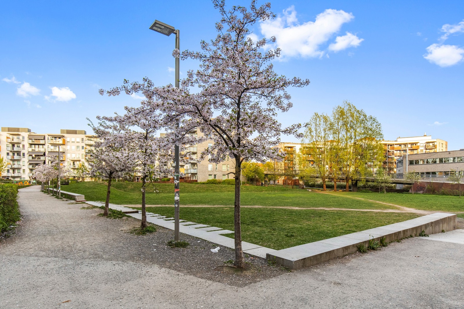 Nærområdet er betydelig oppgradert de senere år, både med hensyn til uterom og moderne bebyggelse. Galleribilde