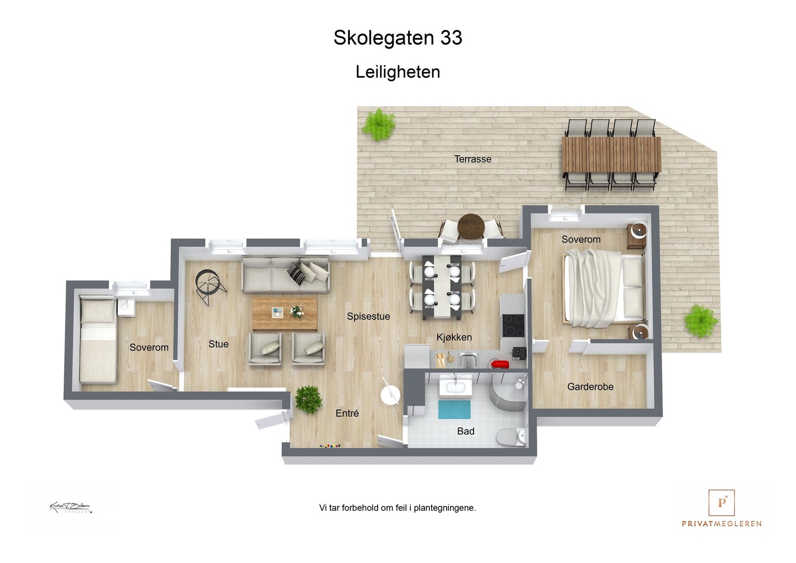 Plantegning Galleribilde