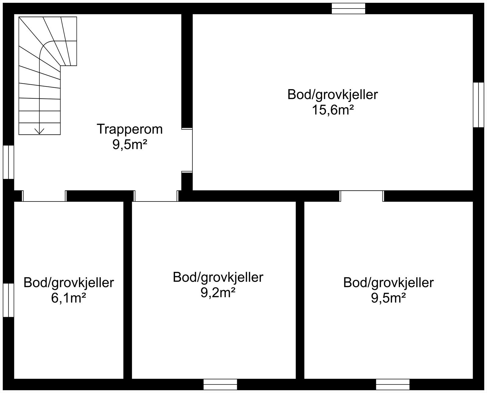 Plantegning - 2D - Kjeller .jpg Galleribilde