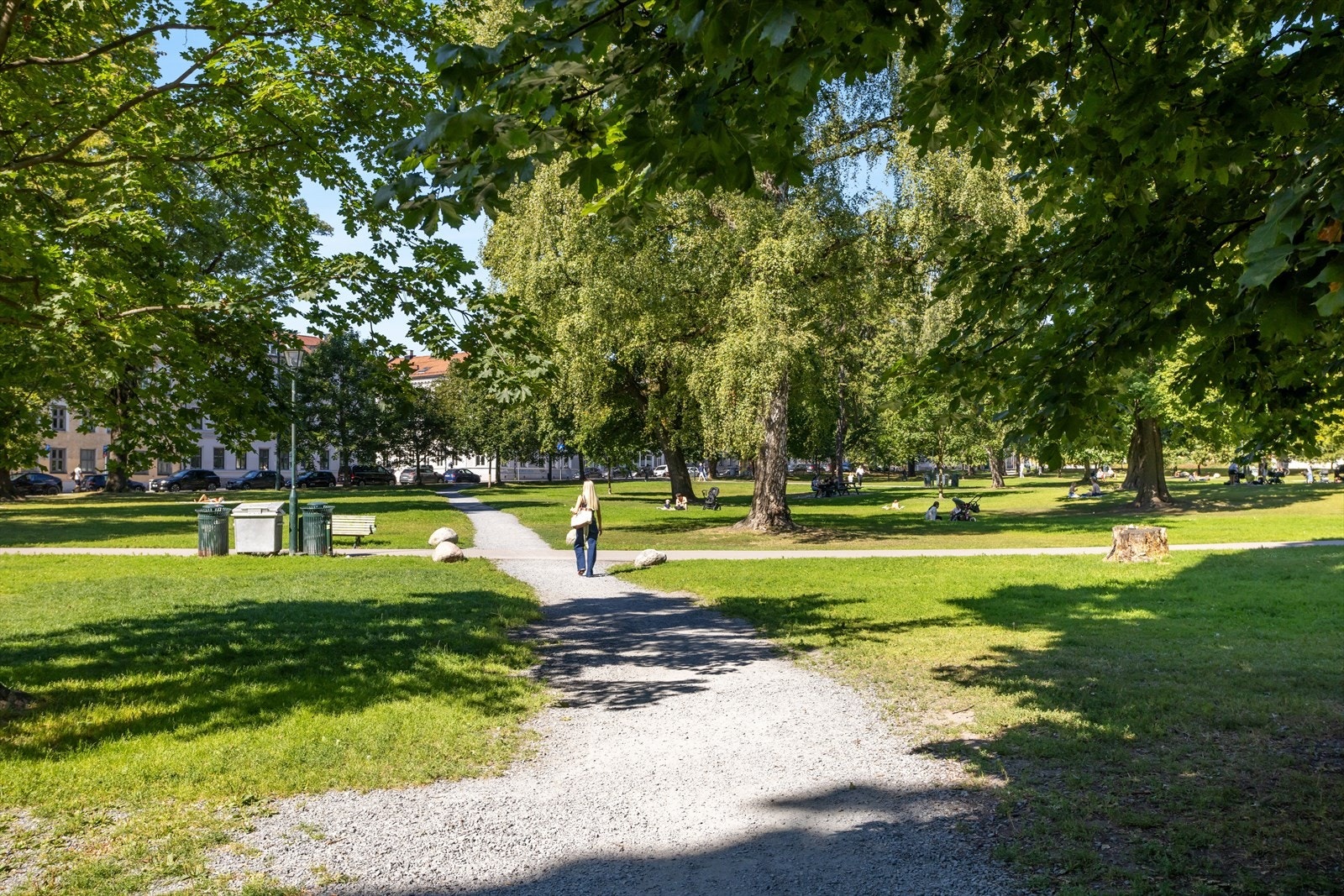 Sofienbergparken ligger like ved leiligheten. Her kan du nyte morgenkaffen, en god bok, pikniker eller avslappende stunder sammen med venner og familie! Galleribilde