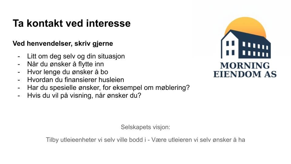 Vi ser frem til å høre fra deg! Galleribilde