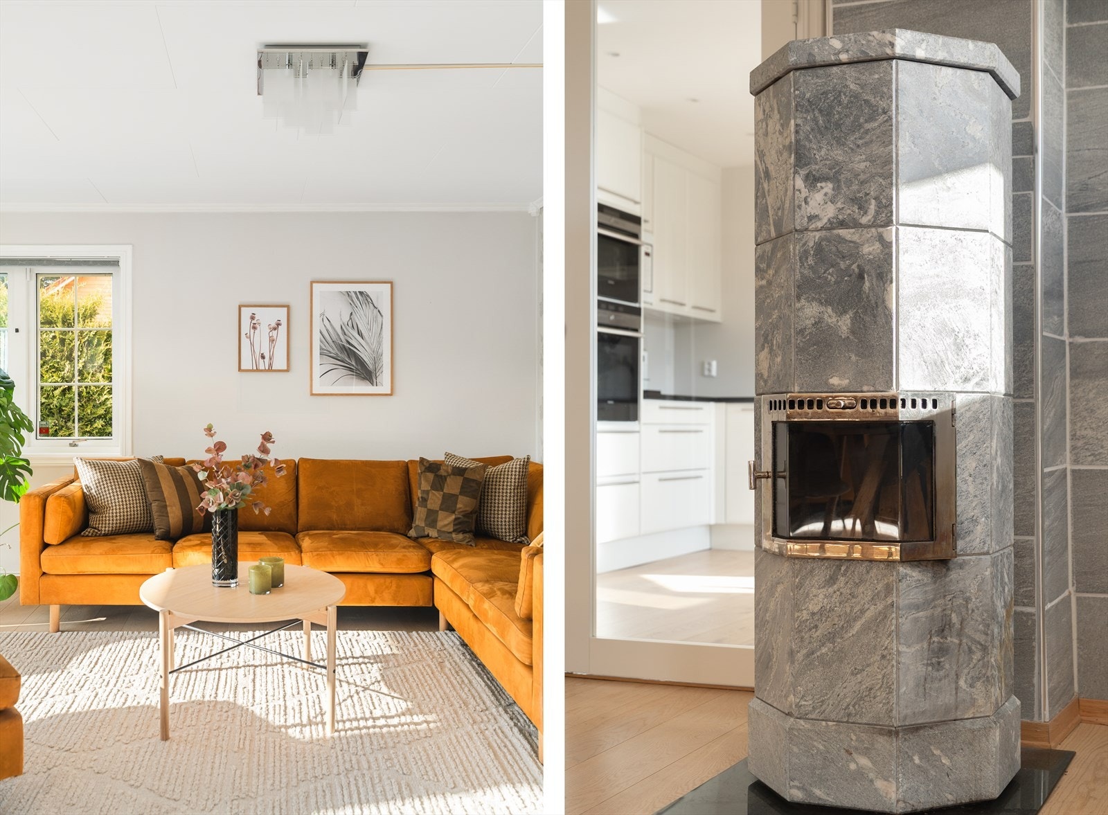Klebersteinsovnen gir behagelig, langvarig varme, og er både energieffektiv og stilfull. Galleribilde