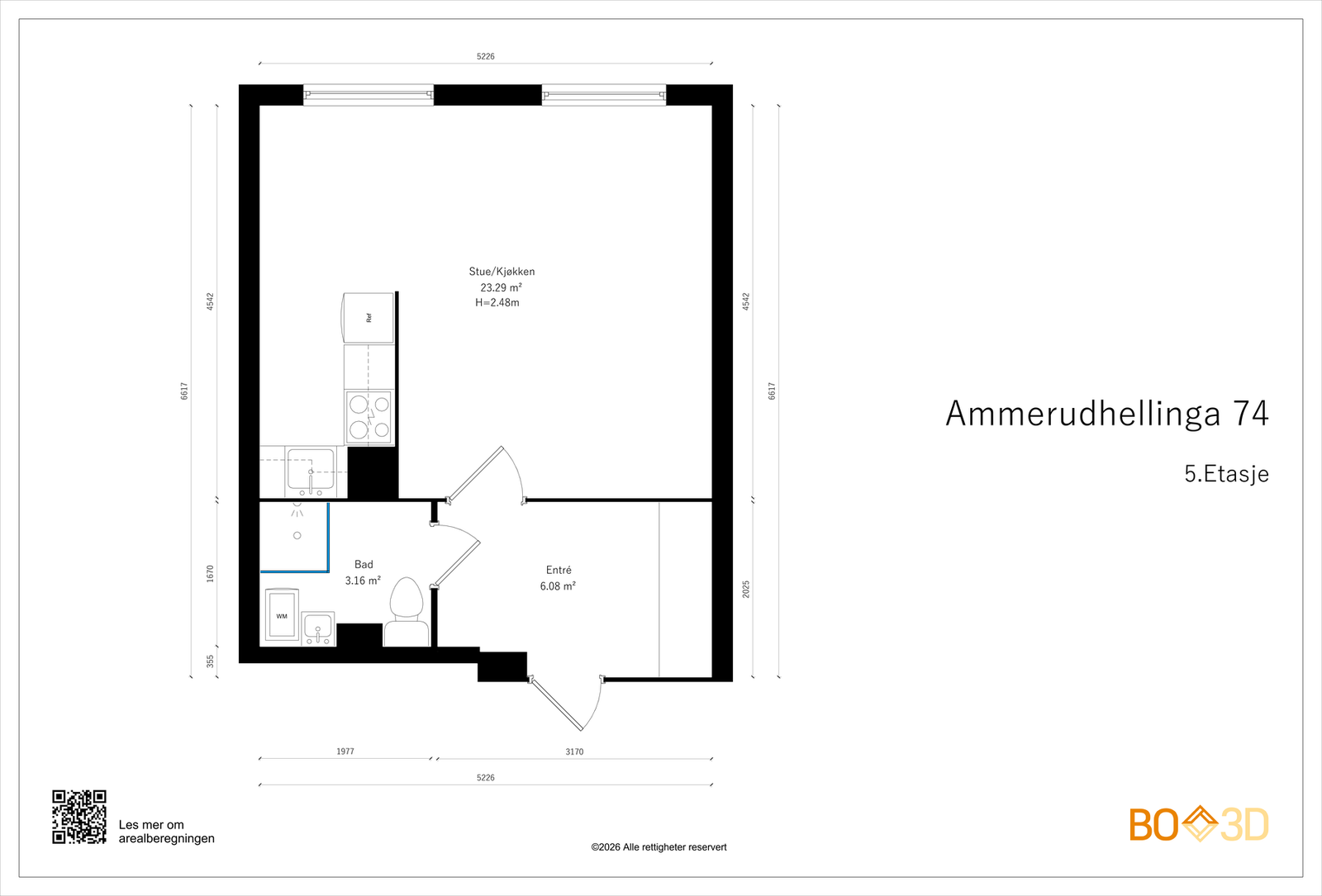 God planløsning i 5. etasje Galleribilde