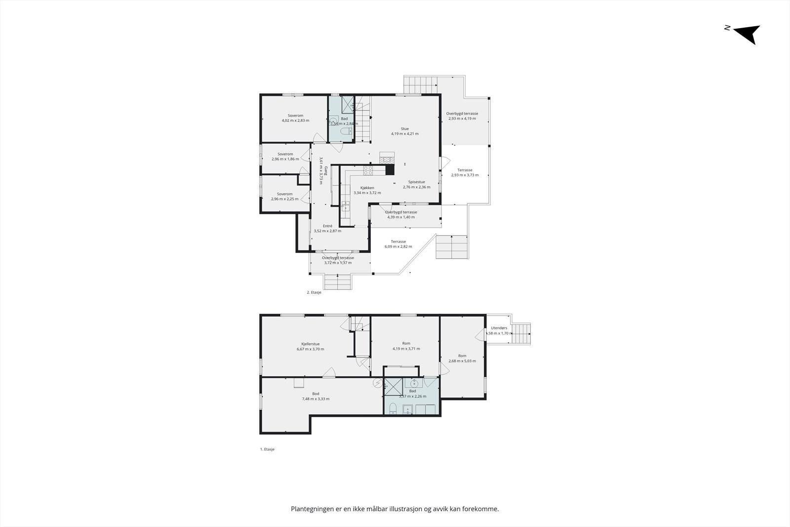 Plantegning Galleribilde