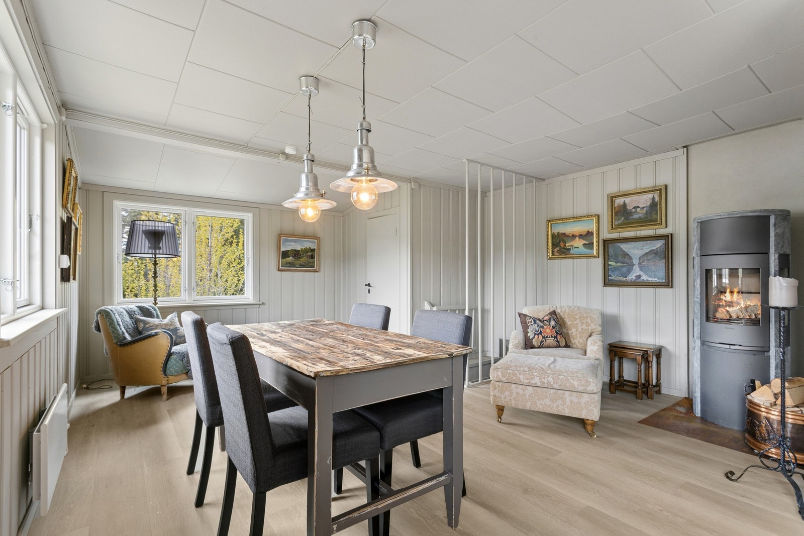 Naturlig samlingspunkt for familien. Galleribilde