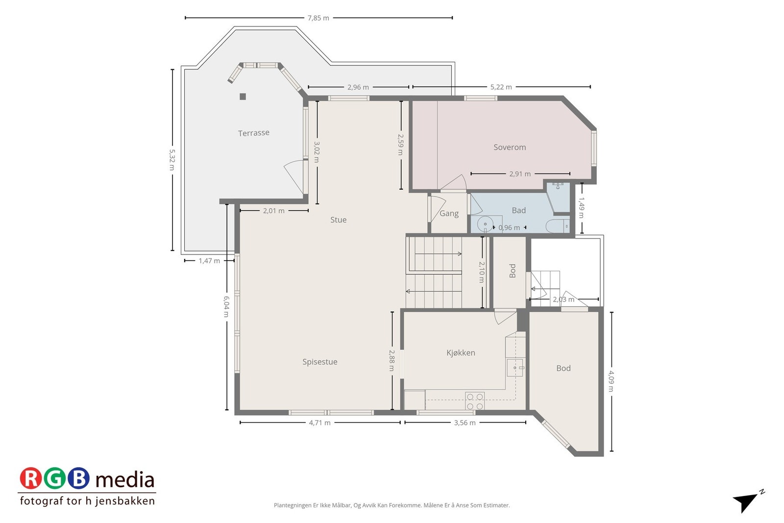 Plantegning 1.Etasje Galleribilde