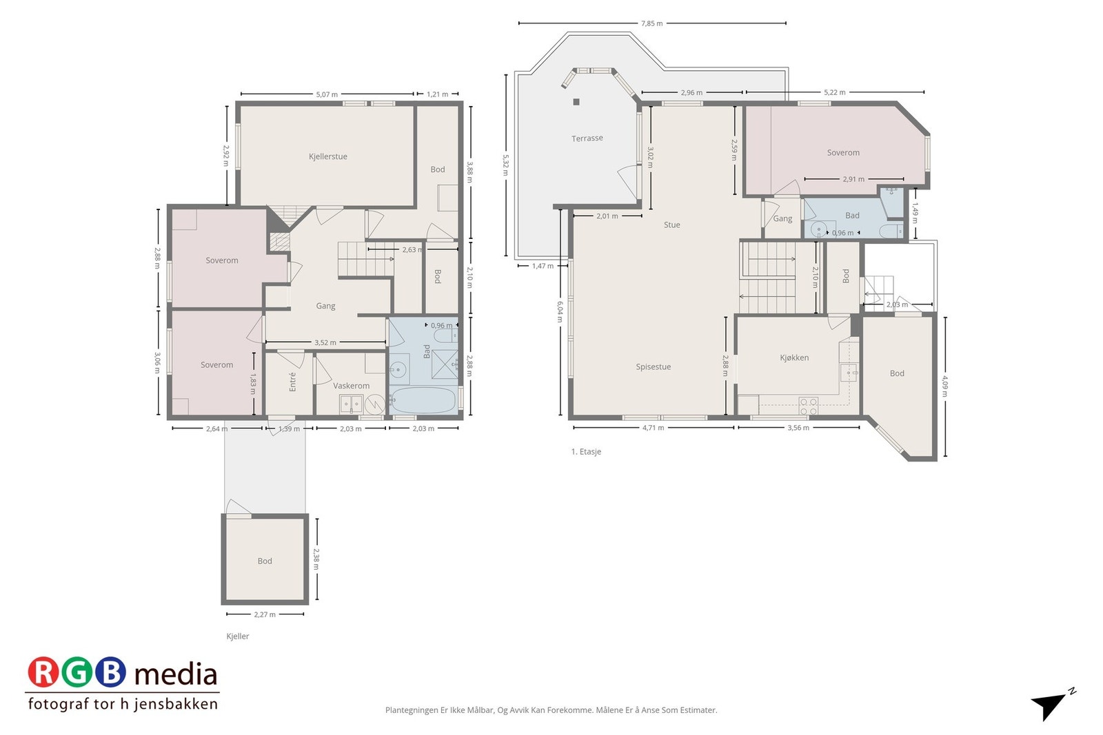 Plan 1 og 2. Galleribilde