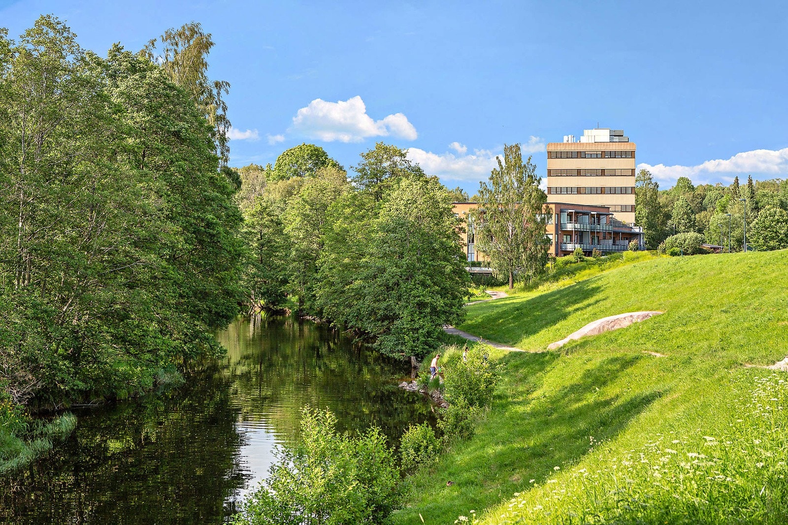 Nærhet til idylliske turstier langs Akerselva med flotte grøntområder og fine omgivelser året rundt. Galleribilde