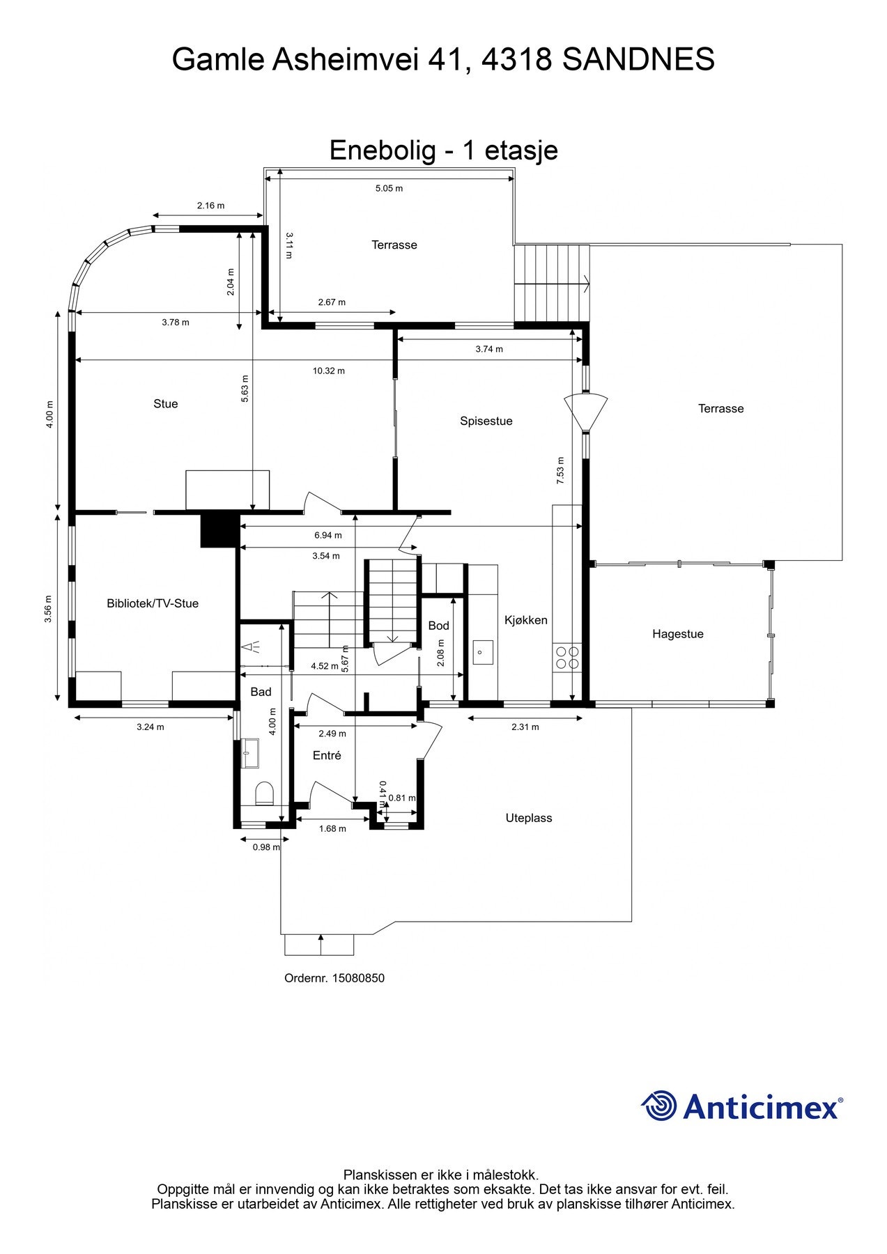 Plan hovedetasje Galleribilde