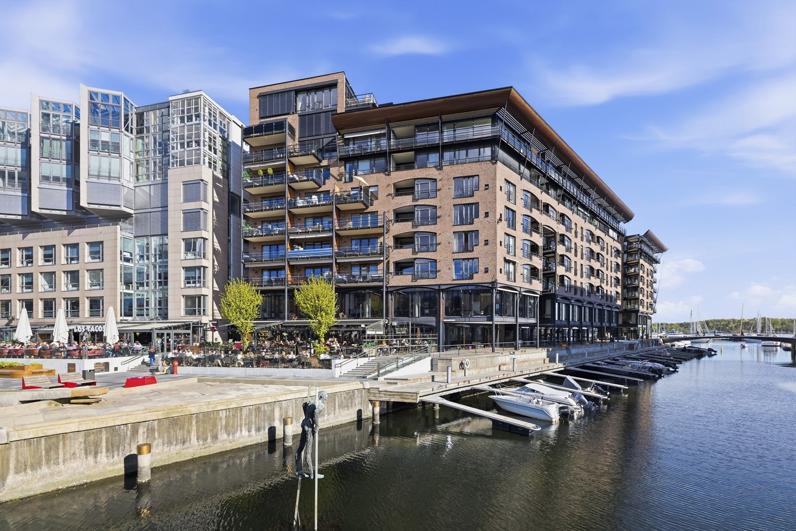 Sameiet Stranden finner du ytterst på Aker Brygge. Galleribilde