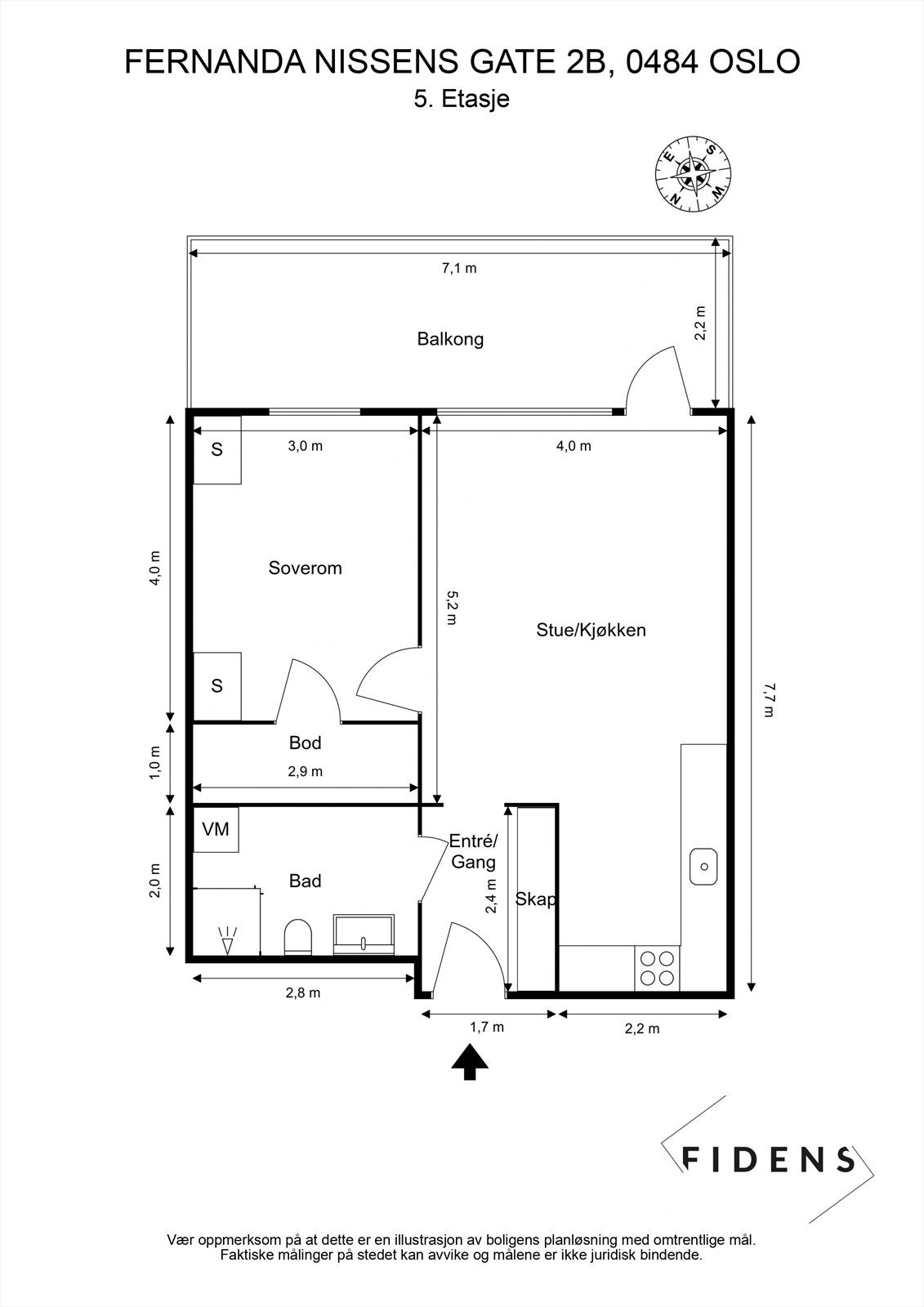 Plantegning Galleribilde