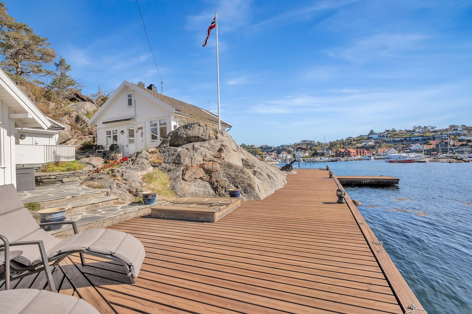 Stort bryggeanlegg Galleribilde