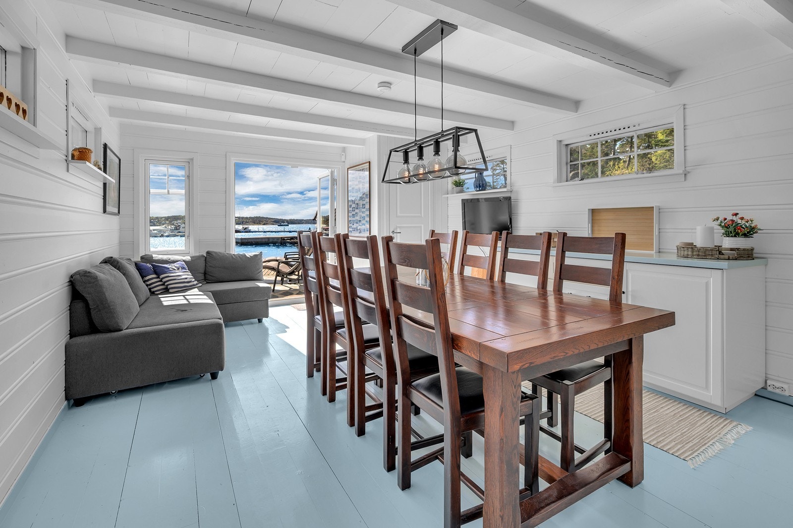 Sjøboden er malt Galleribilde