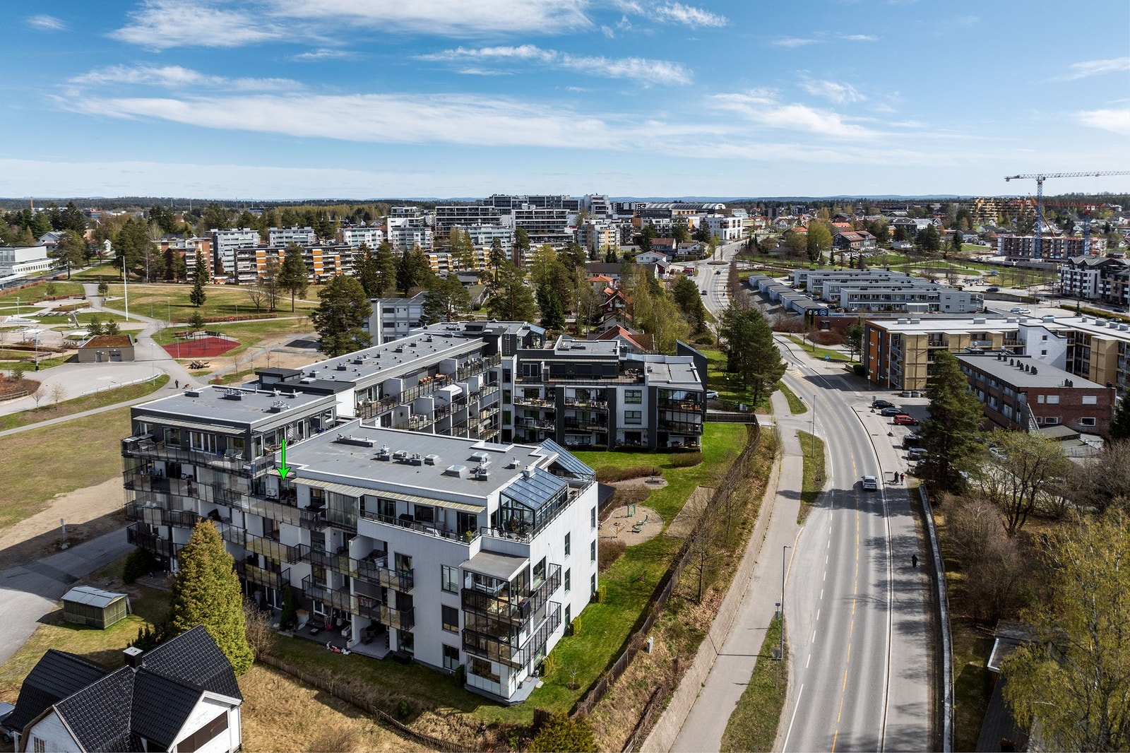Svært sentral og attraktiv beliggenhet i Jessheim sentrum Galleribilde
