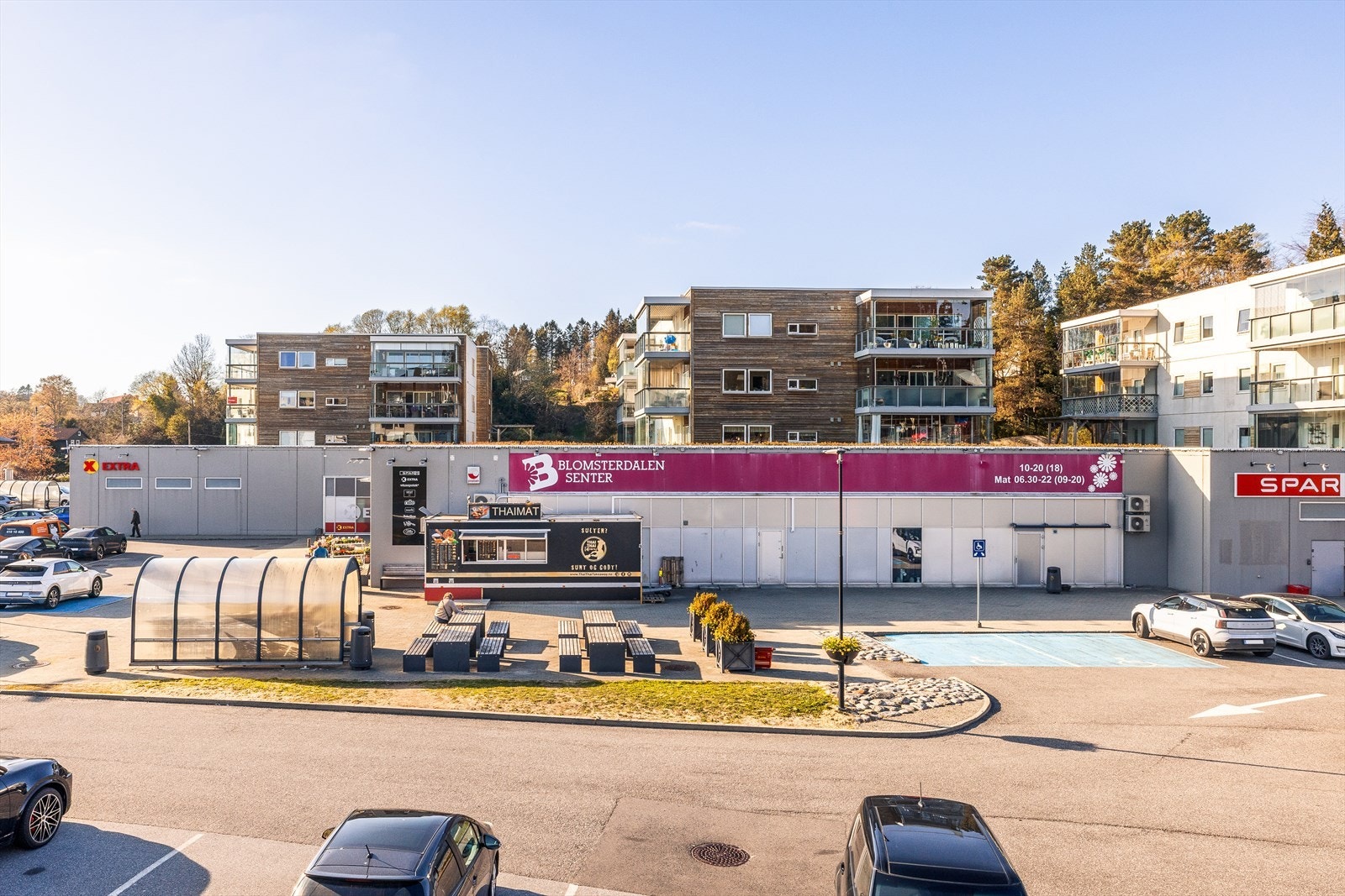 Kort vei til Blomsterdalen senter. Galleribilde