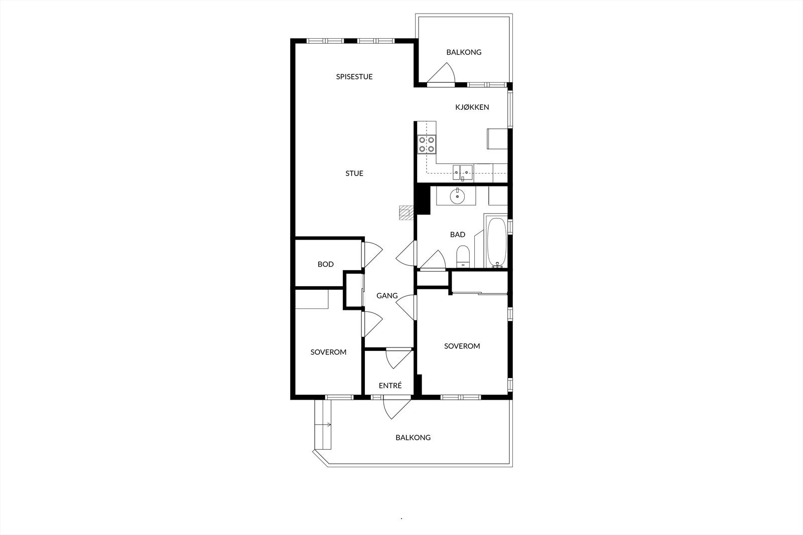 - Plantegning - Galleribilde