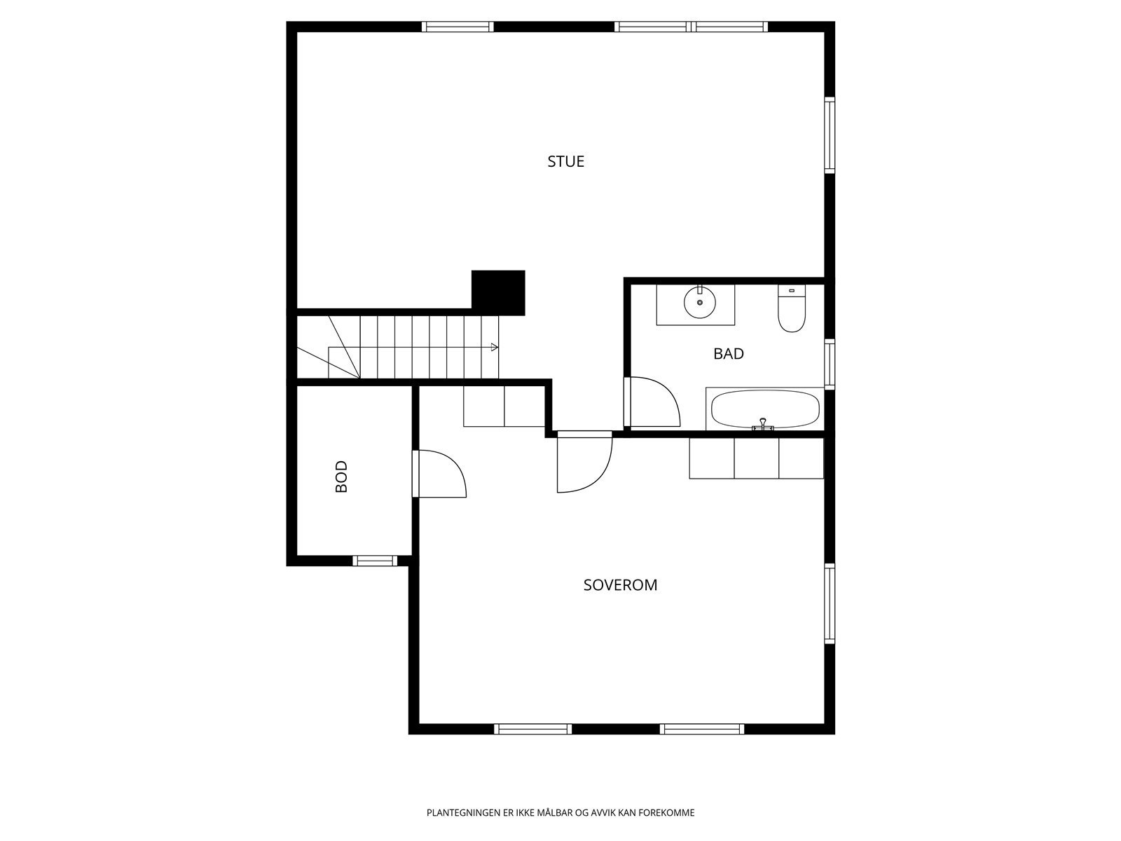 Plantegning 2. etg. Galleribilde