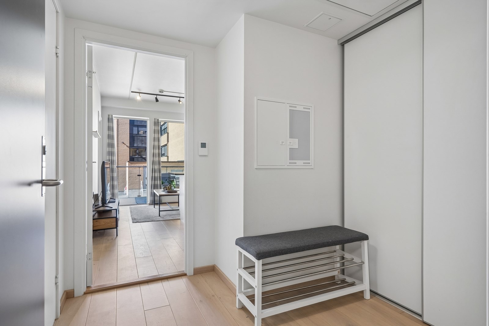 Leiligheten på 35 kvm er svært arealeffektiv. Galleribilde