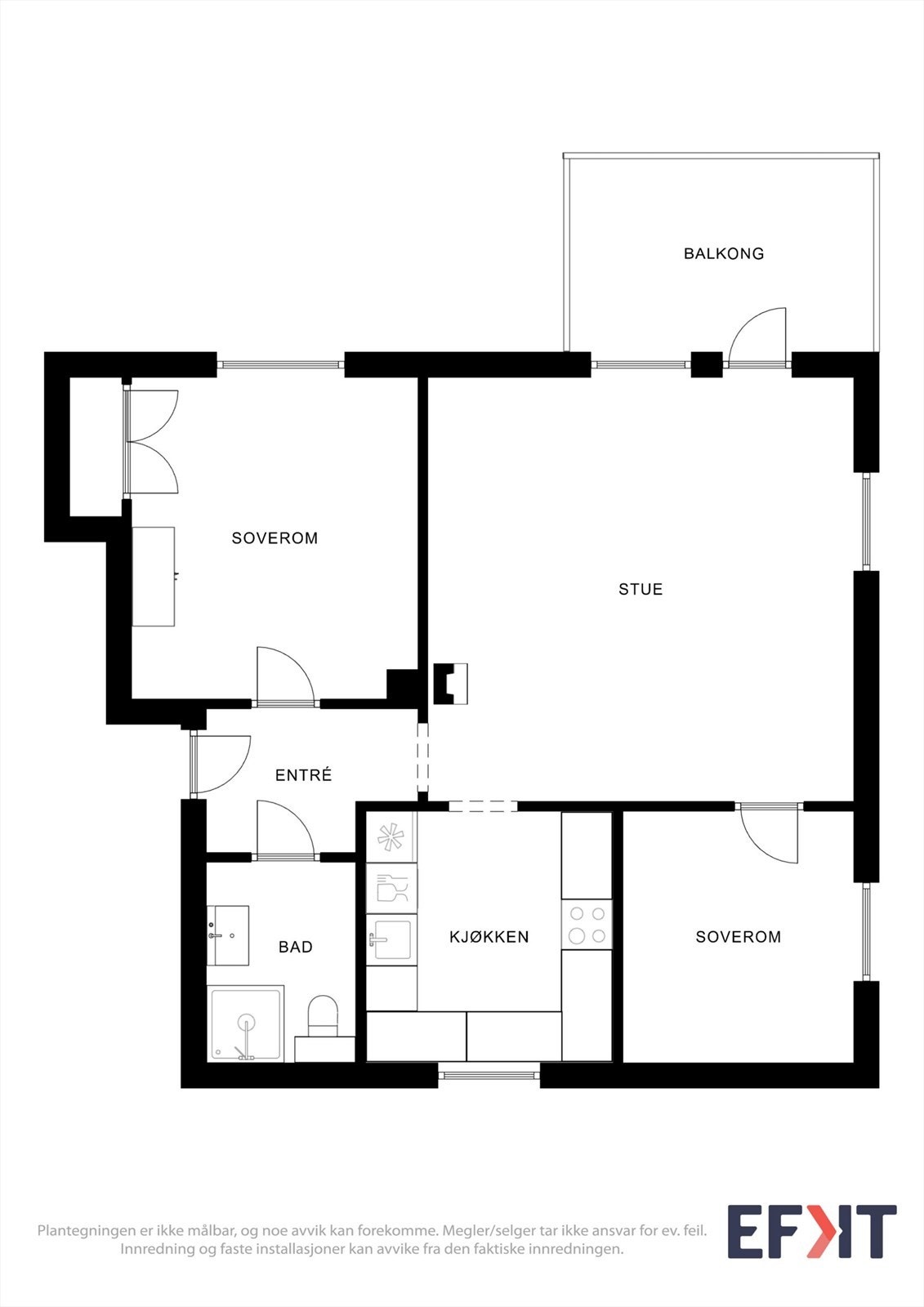 Plantegning Galleribilde