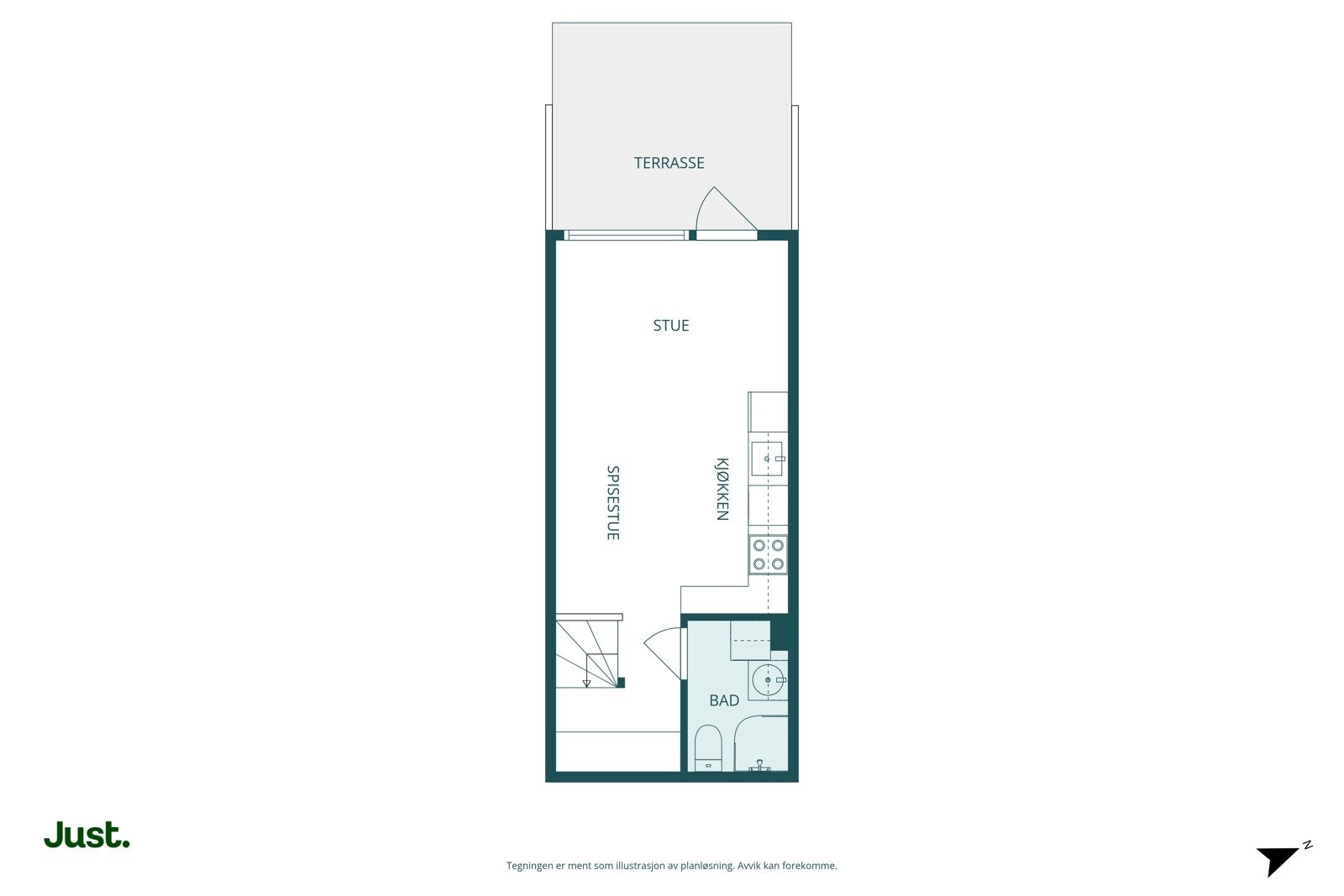 Planskisse plan 1. Galleribilde