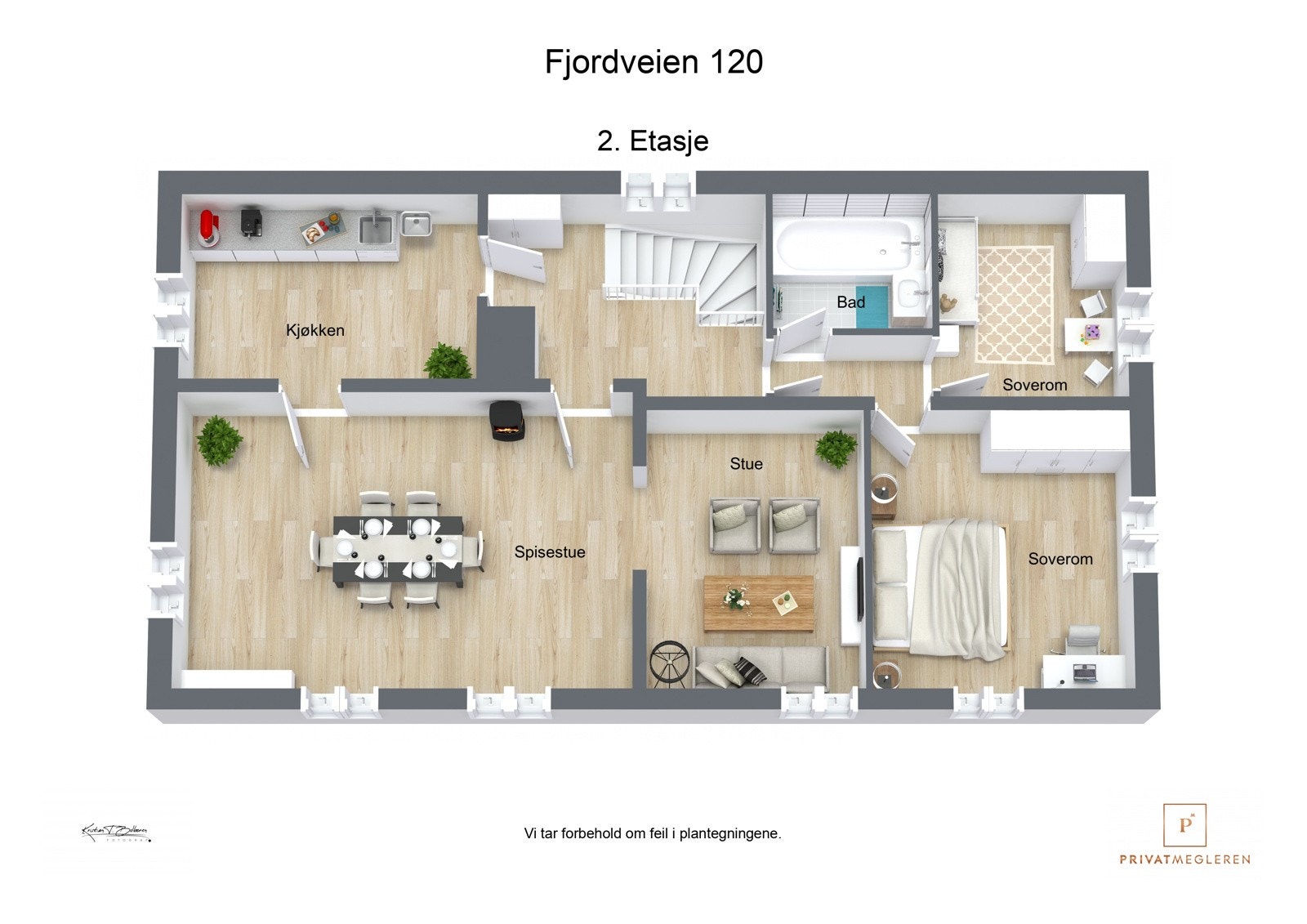 Plantegning 2. etasje Galleribilde