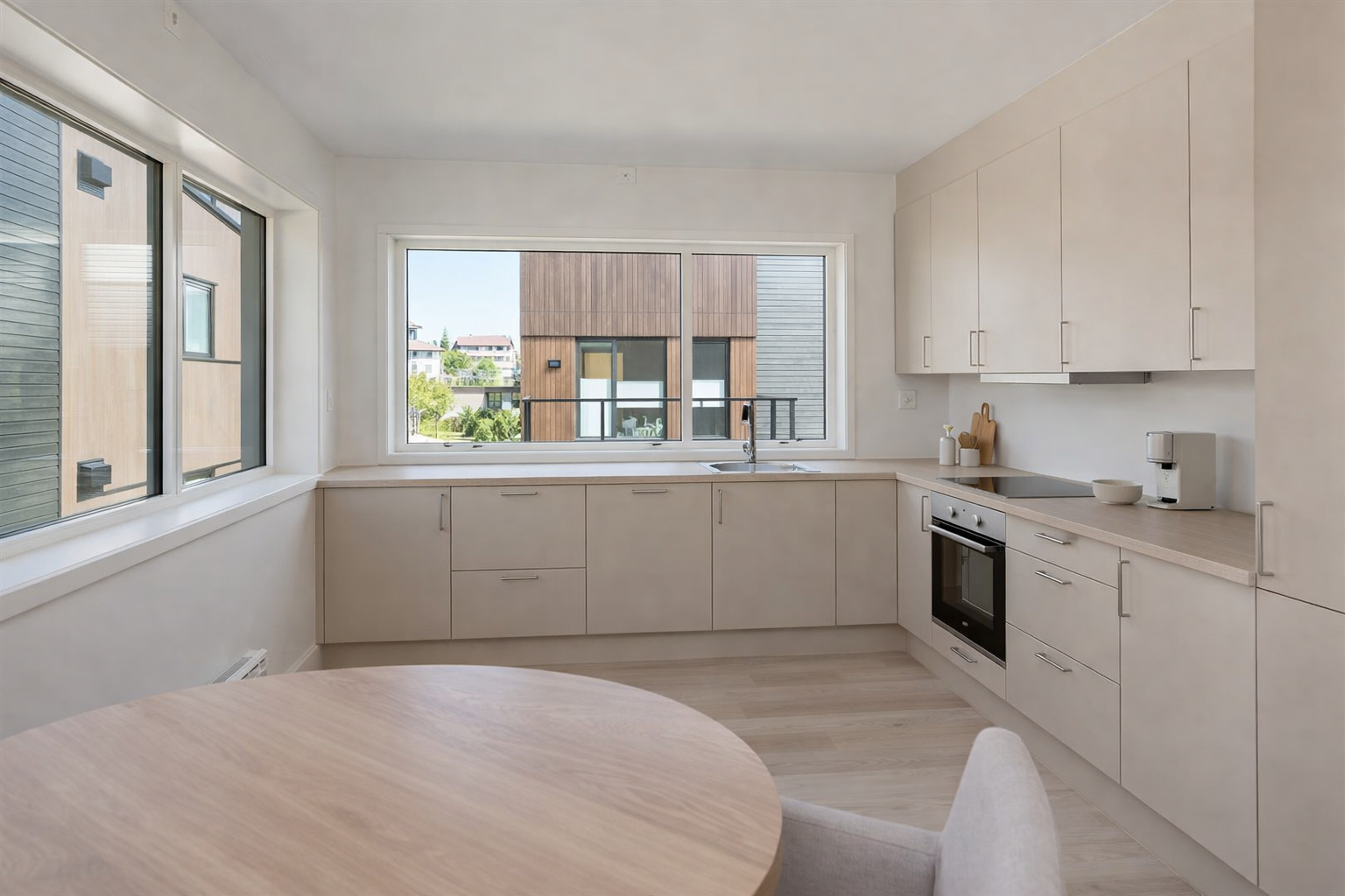 Mulighet for bytte av fronter - digitalt stylet fronter - Nordic Modern Kitchen Galleribilde