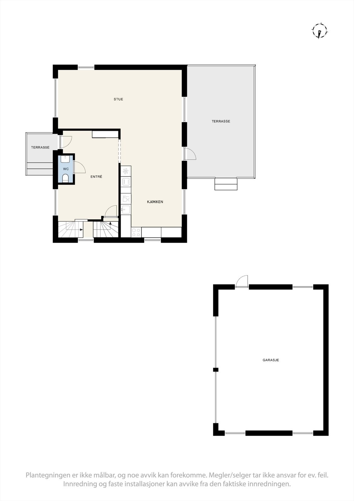Plantegning - 1. etg. Galleribilde