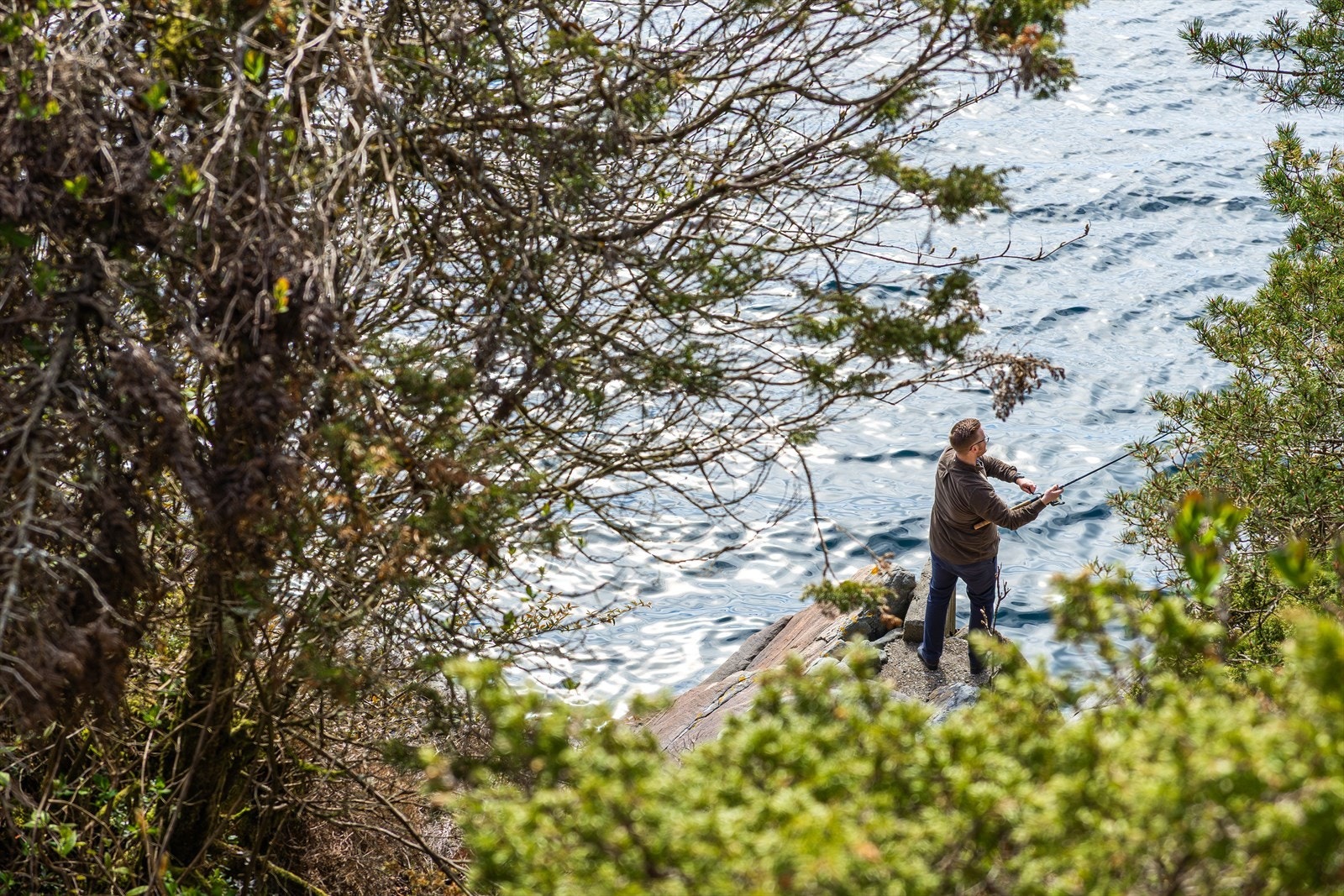 - Selger opplyser om gode fiskemuligheter - Galleribilde