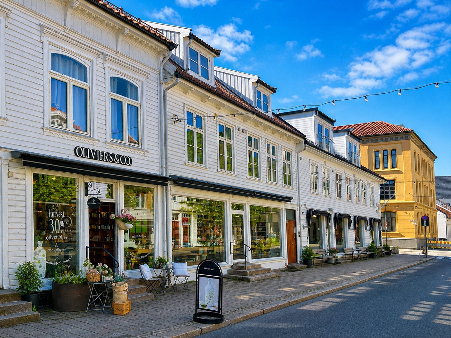 Beliggenheten byr på sjarmerende nærområder med butikker og hyggelige gater. Galleribilde