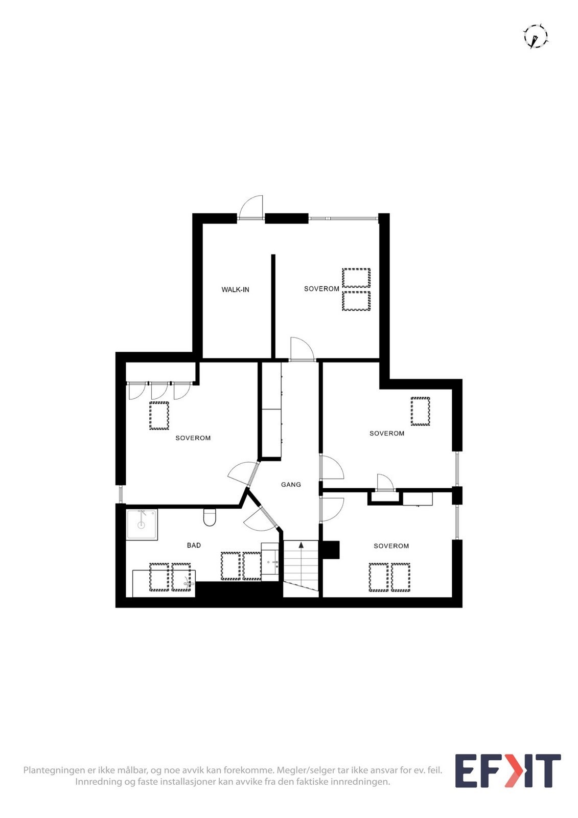 Plantegning 2. etasje Galleribilde