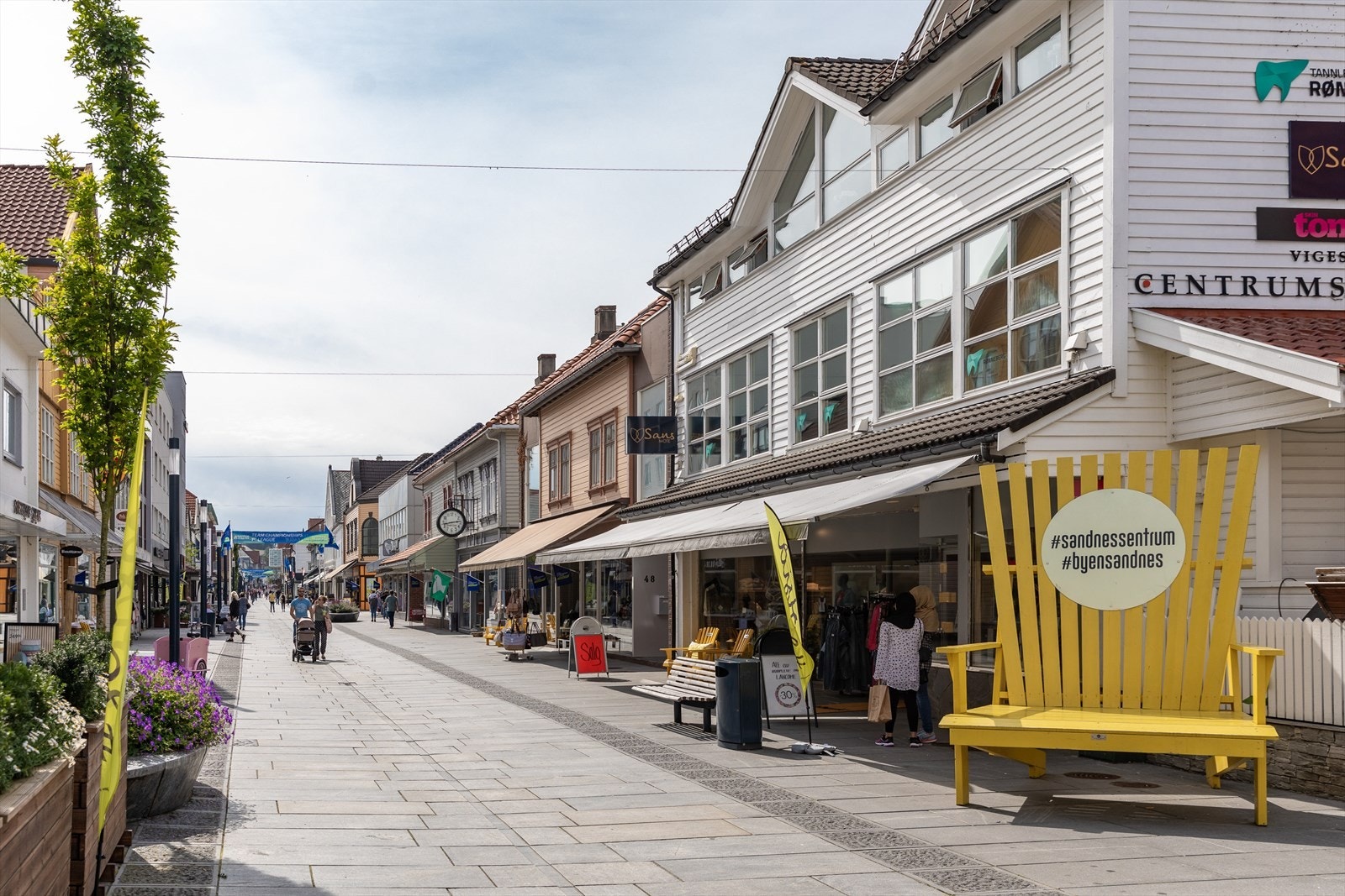 Kort kjøretur til Sandnes Sentrum Galleribilde