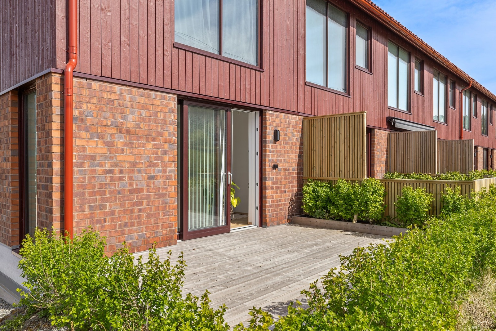 Terrasse på 13,3 kvm. Galleribilde