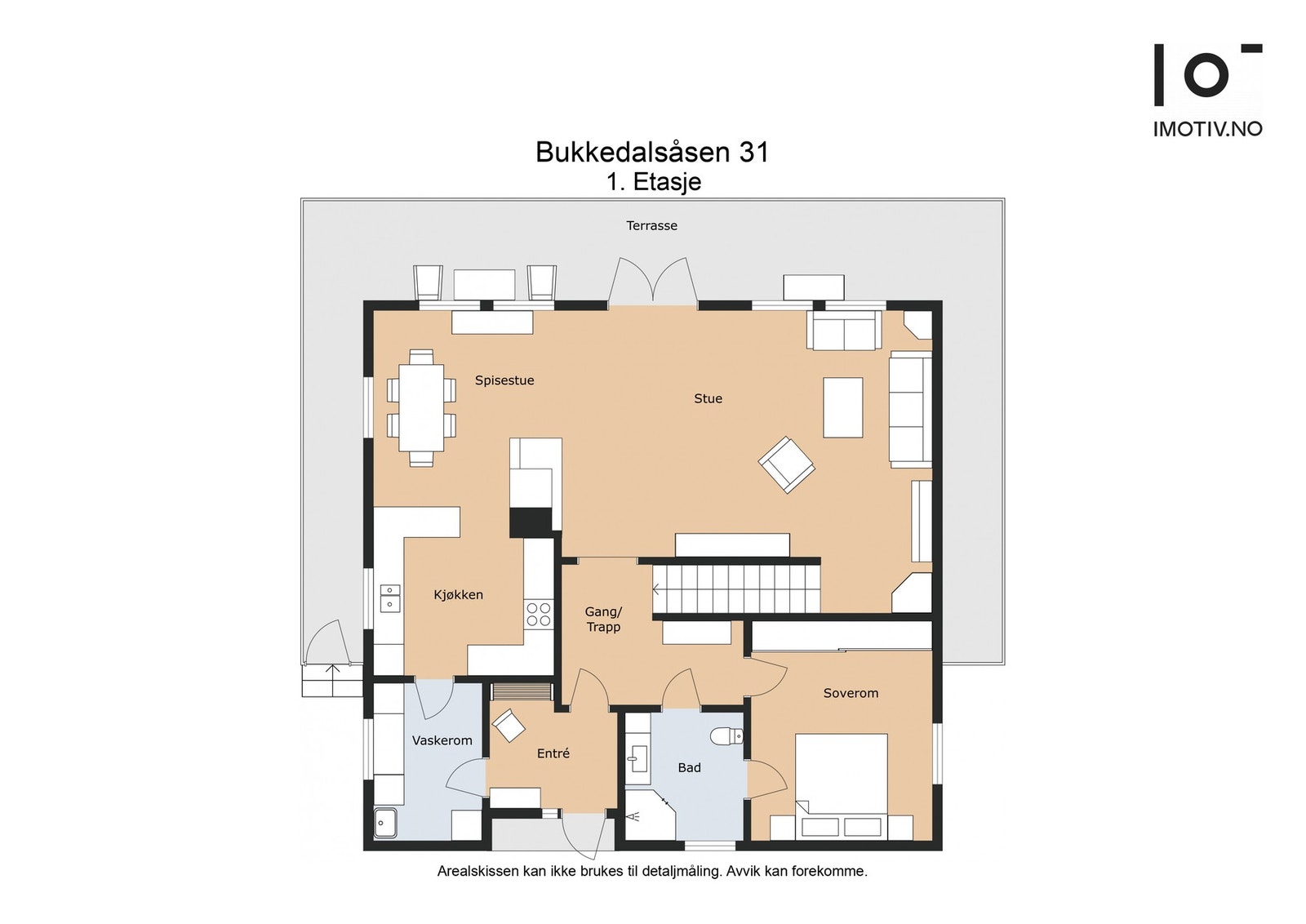 Plantegning 1. etasje Galleribilde