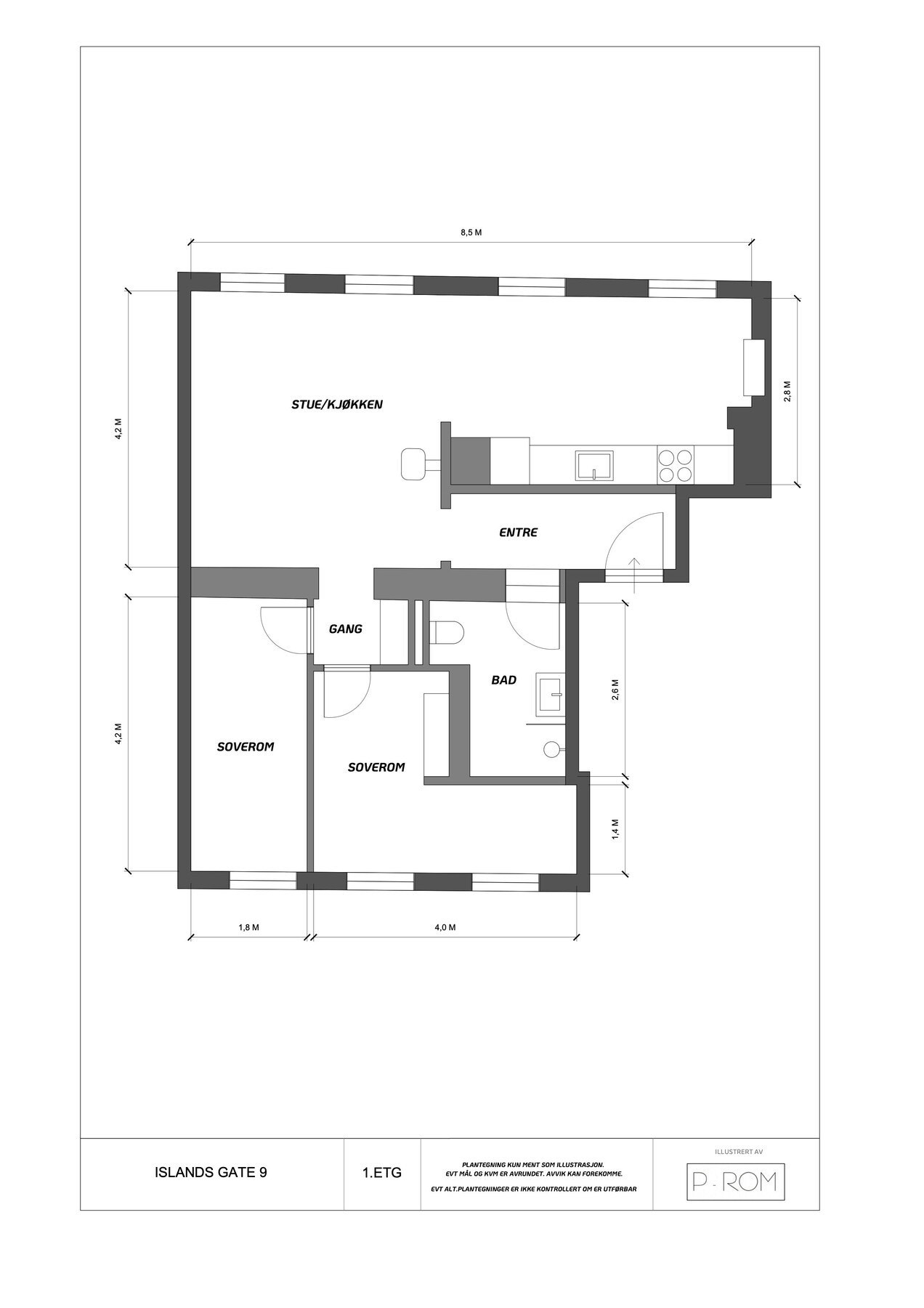 Dagens planløsning. Galleribilde
