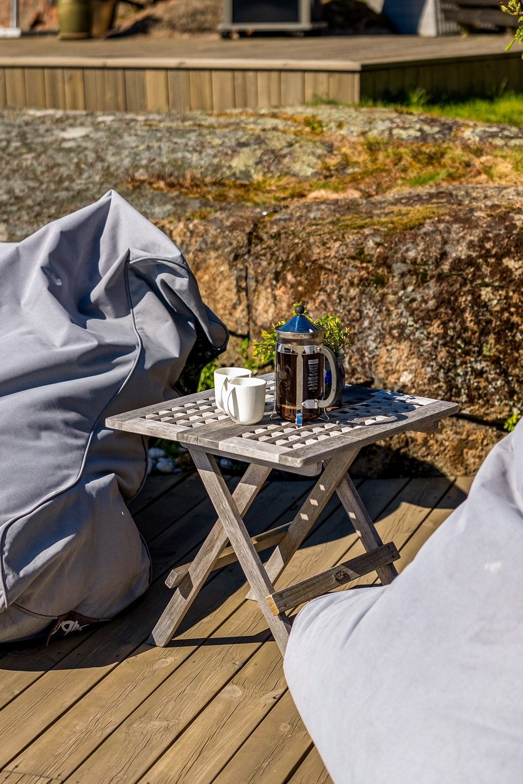 En perfekt plass for morgenkaffen. Galleribilde