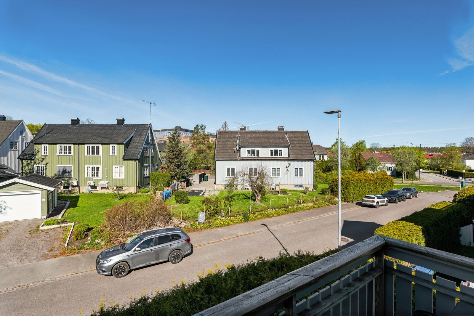 Utsikt fra balkongen Galleribilde