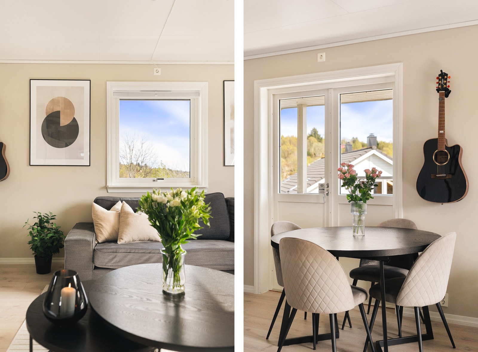 Det er gode vindusflater som gir godt med naturlig lysinnslipp. Galleribilde