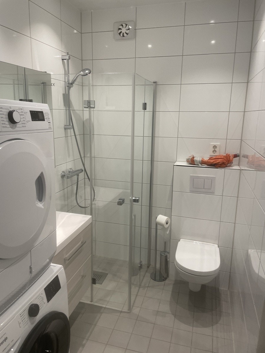 Bad med vask og tørk Galleribilde