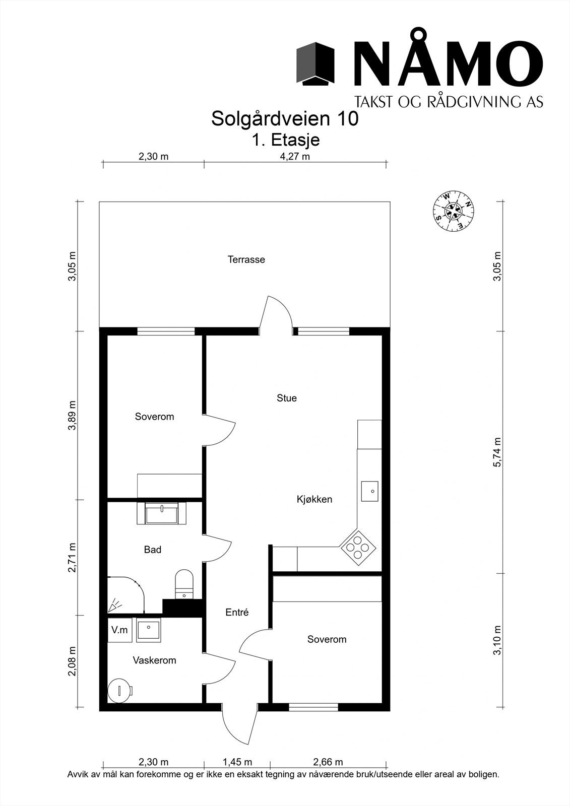 Planskisse. Galleribilde
