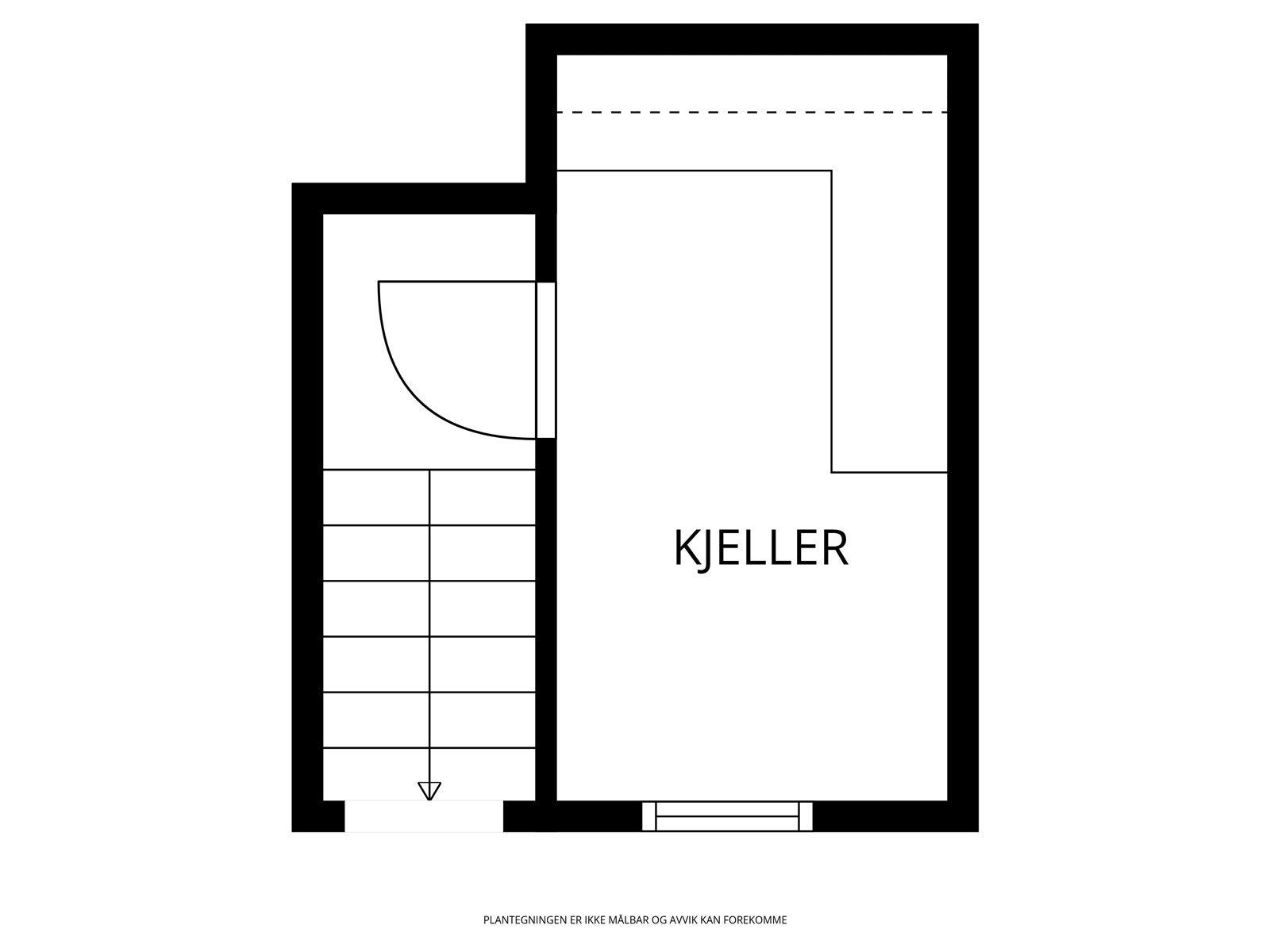 I kjeller er det godt med oppbevaringsplass i bod Galleribilde