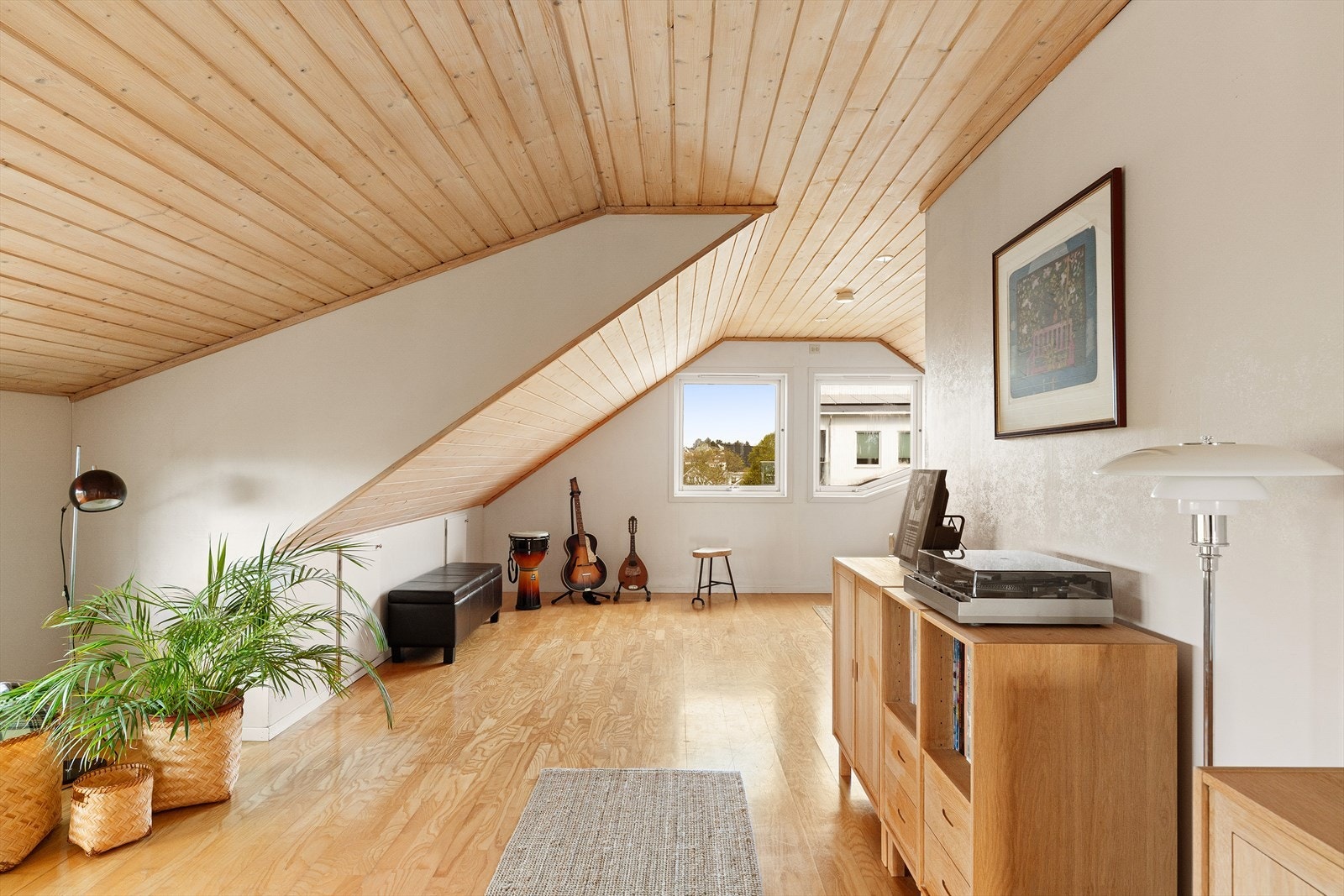 Loftstuen er et lunt og allsidig rom. Galleribilde