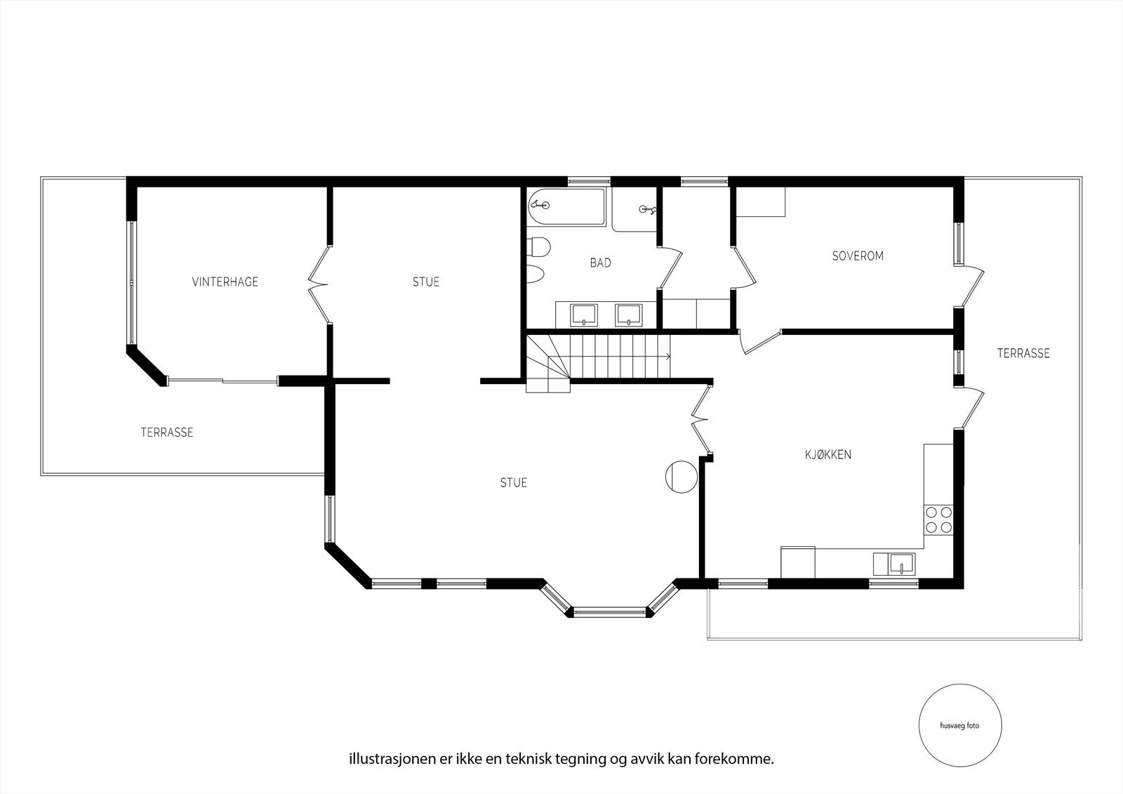 Planløsning 2. Etasje Galleribilde